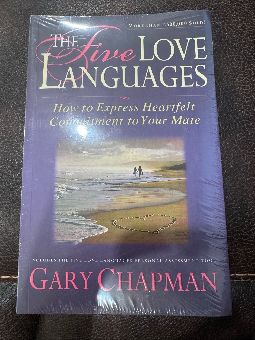 The Five Love Languages Hardcover - Purple